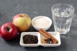 Рецепт - Холодный яблочный чай - Шаг 1 - Подготовьте все ингредиенты.