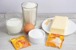 Рецепт - Ереванская гата - Шаг 1 - Подготовьте основные ингредиенты. Масло нам нужно холодное и хорошего качества. Никакого маргарина!