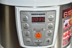 Рецепт - Печеночная запеканка в мультиварке - Шаг 6 -  Установите форму в мультиварку, клапан поверните в положение 